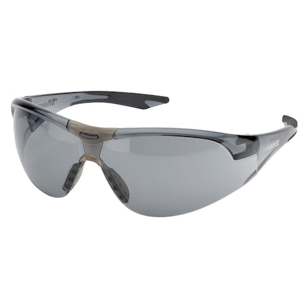 Delta Plus Safety Glasses, Anti-Fog & Anti-Scratch, Gray Lens, Gray Frame, Frameless WELSG18GAFBLK